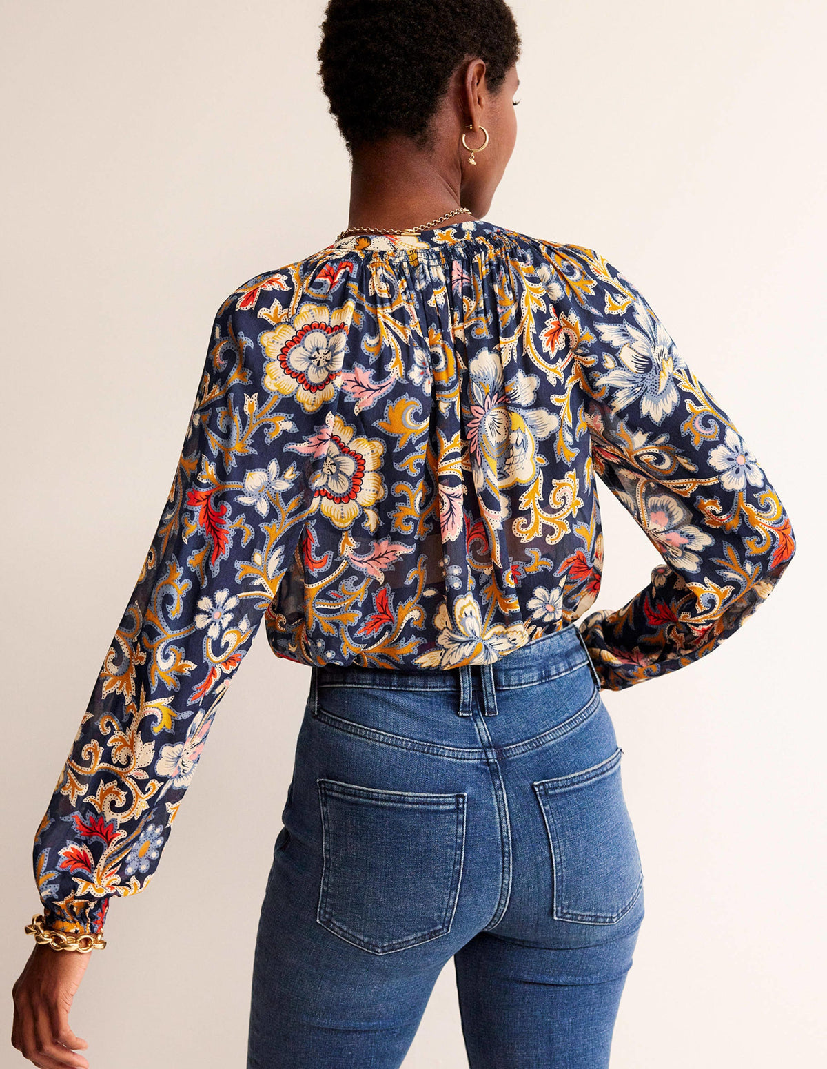 Grace Top-Multi, Botanical Lawn - Image 3