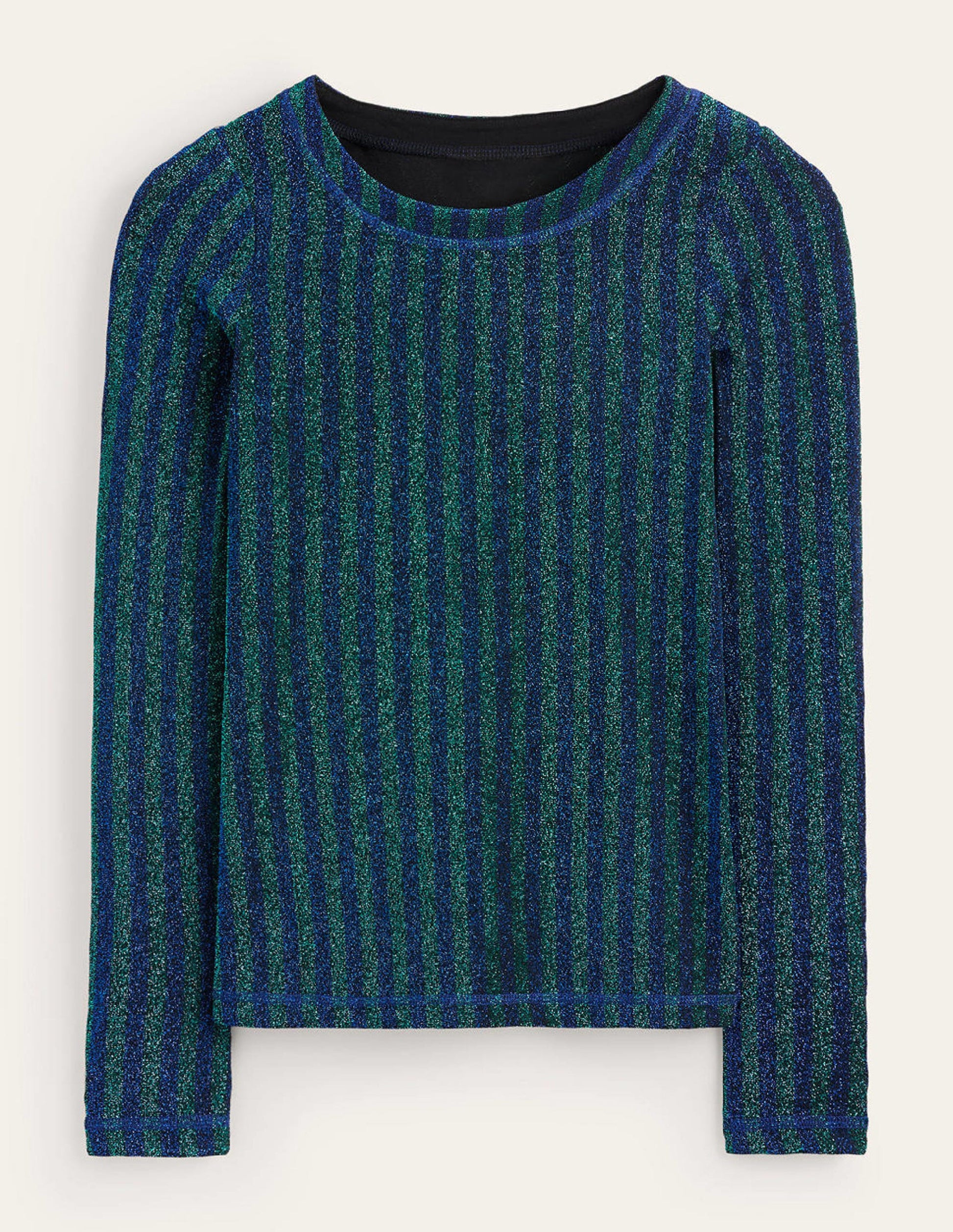 Mia Metallic Top-Blue, Green-6