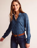 Caroline Jersey Shirt-Azure, Reverie