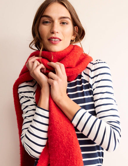 Arabella Stripe T-Shirt-French Navy, Ivory Hotch