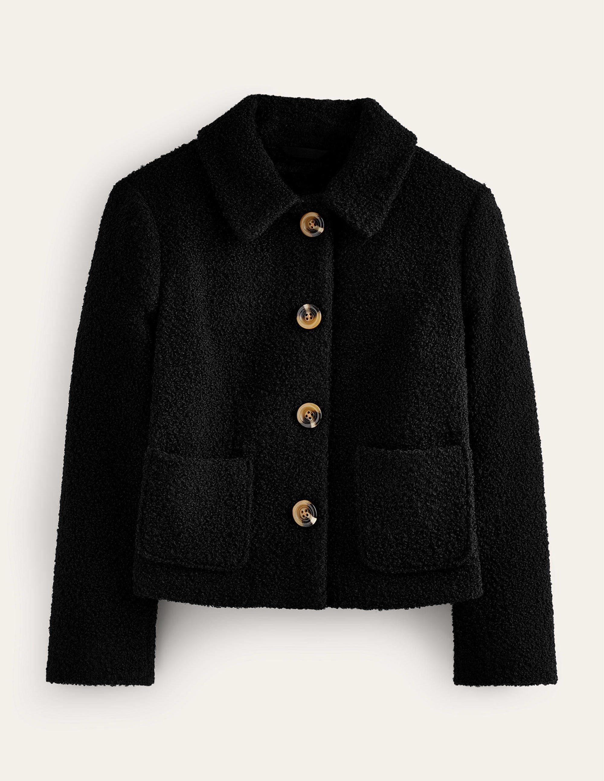 Rye Cropped Jacket-Black - Image 5
