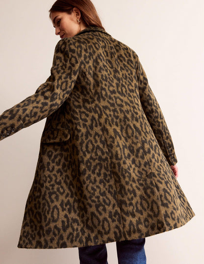 Canterbury Interest Coat-Leopard