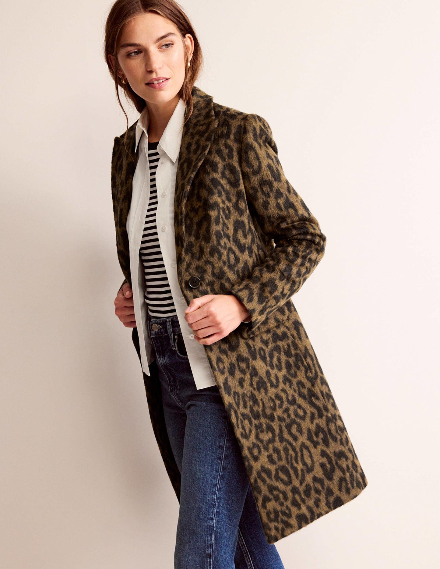 Canterbury Interest Coat-Leopard