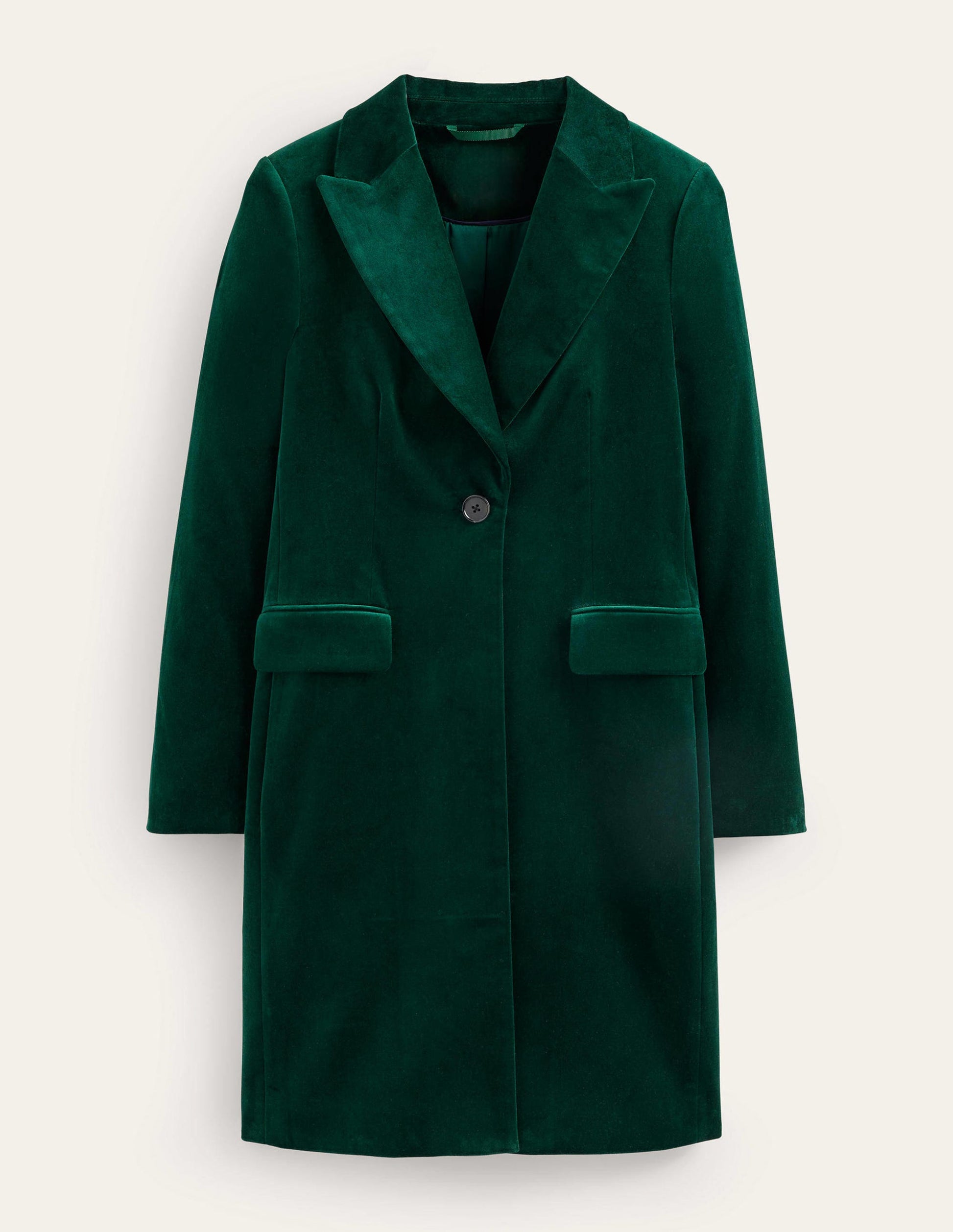 Canterbury Velvet Coat-Emerald Night-5