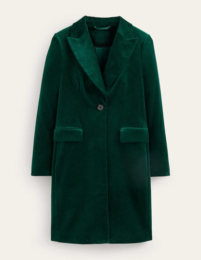 Canterbury Velvet Coat-Emerald Night-5