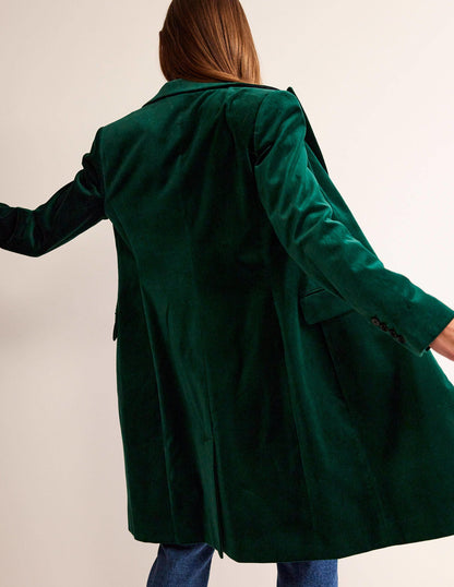 Canterbury Velvet Coat-Emerald Night-4