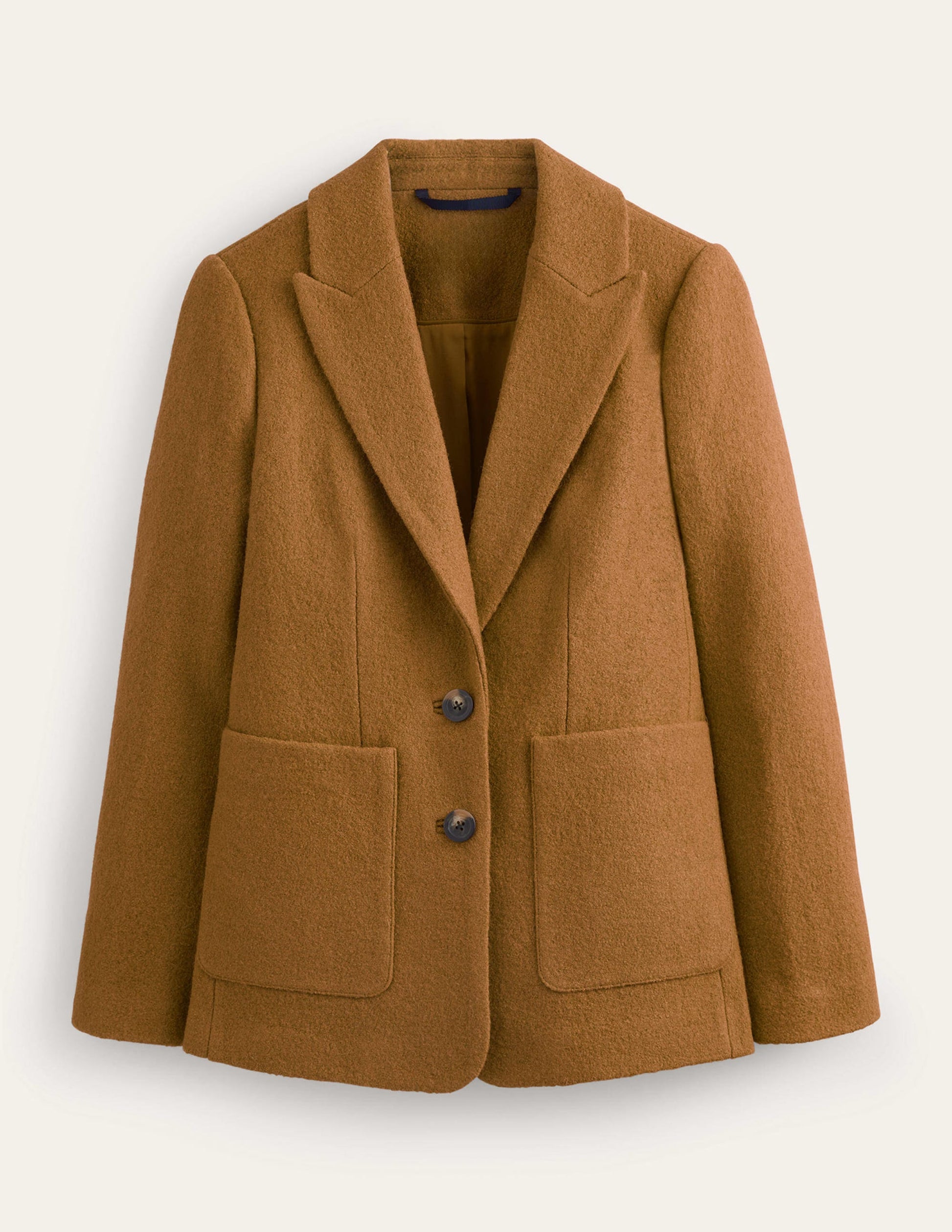 Marylebone Textured Blazer-Camel-8