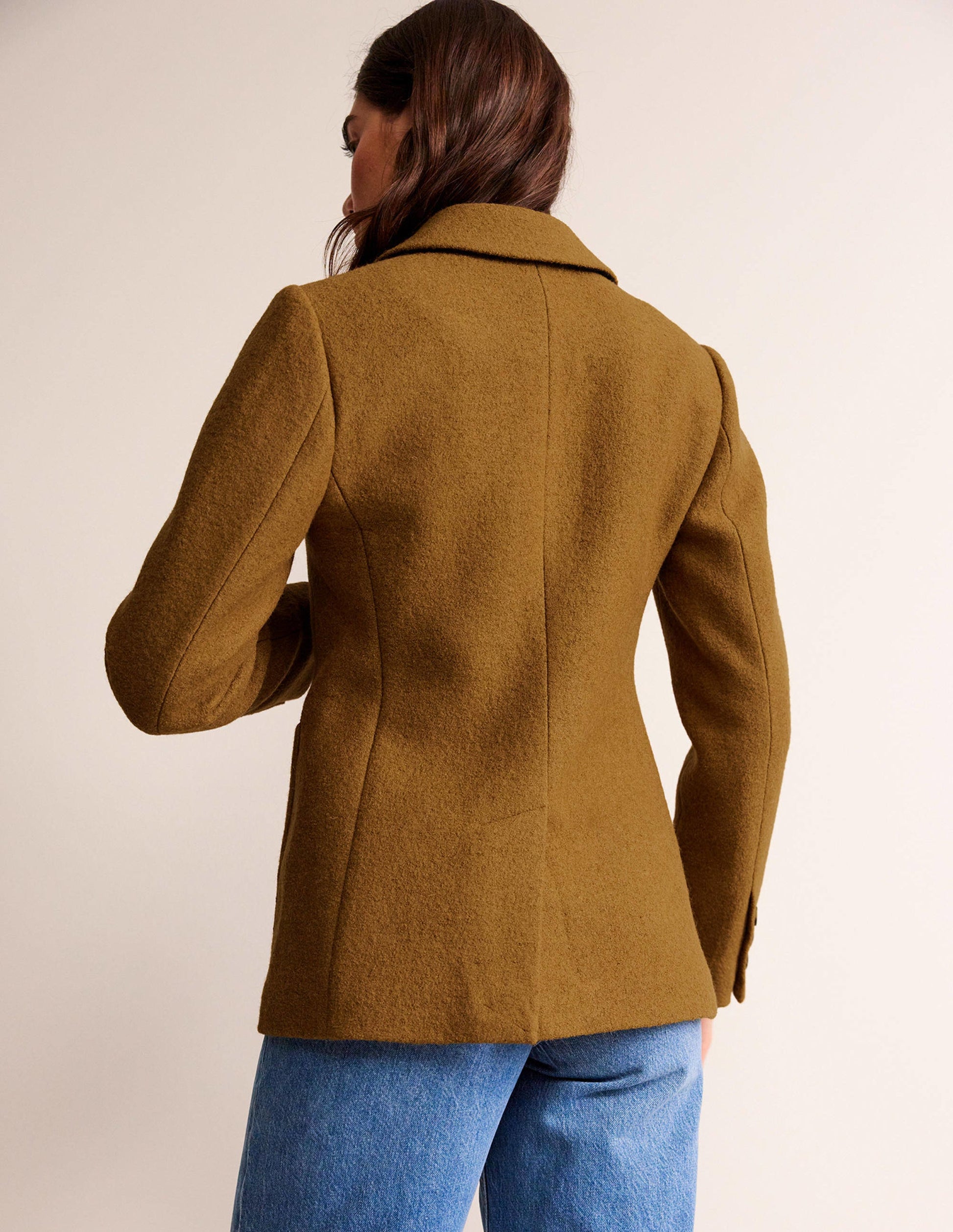 Marylebone Textured Blazer-Camel-3