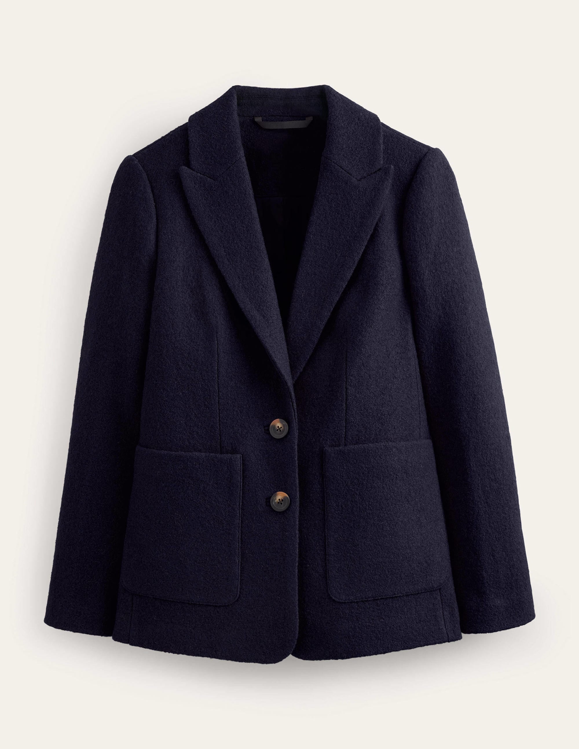 Marylebone Textured Blazer-Navy - Image 5