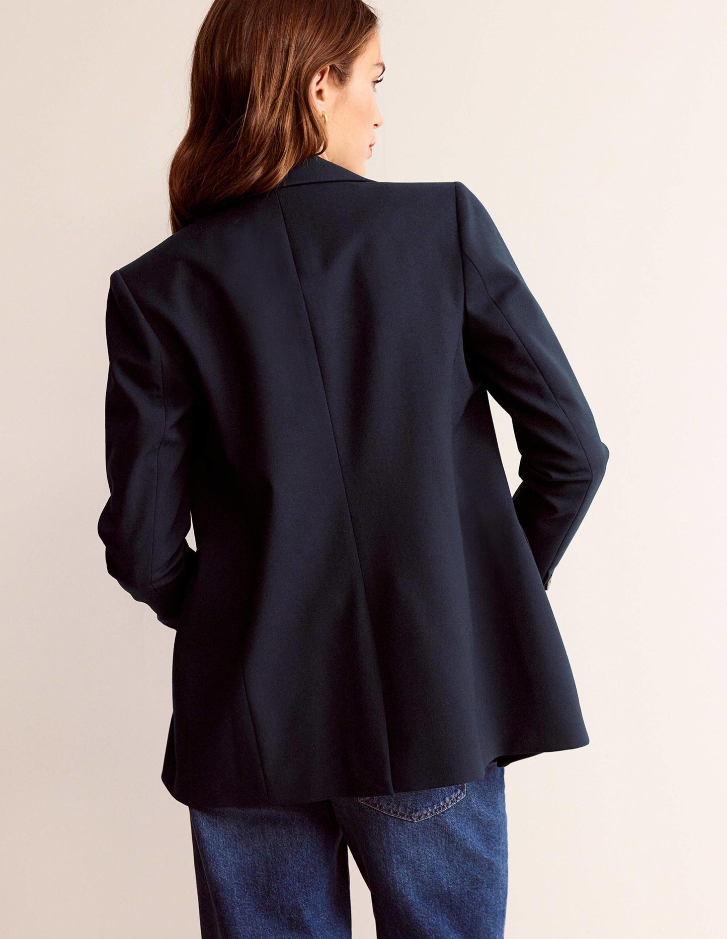 Bloomsbury Wool Blazer-Navy