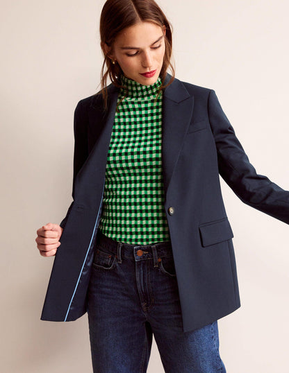 Bloomsbury Wool Blazer-Navy-4