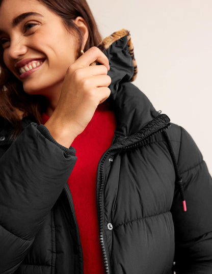 Bamburgh Puffer Coat-BLACK-2