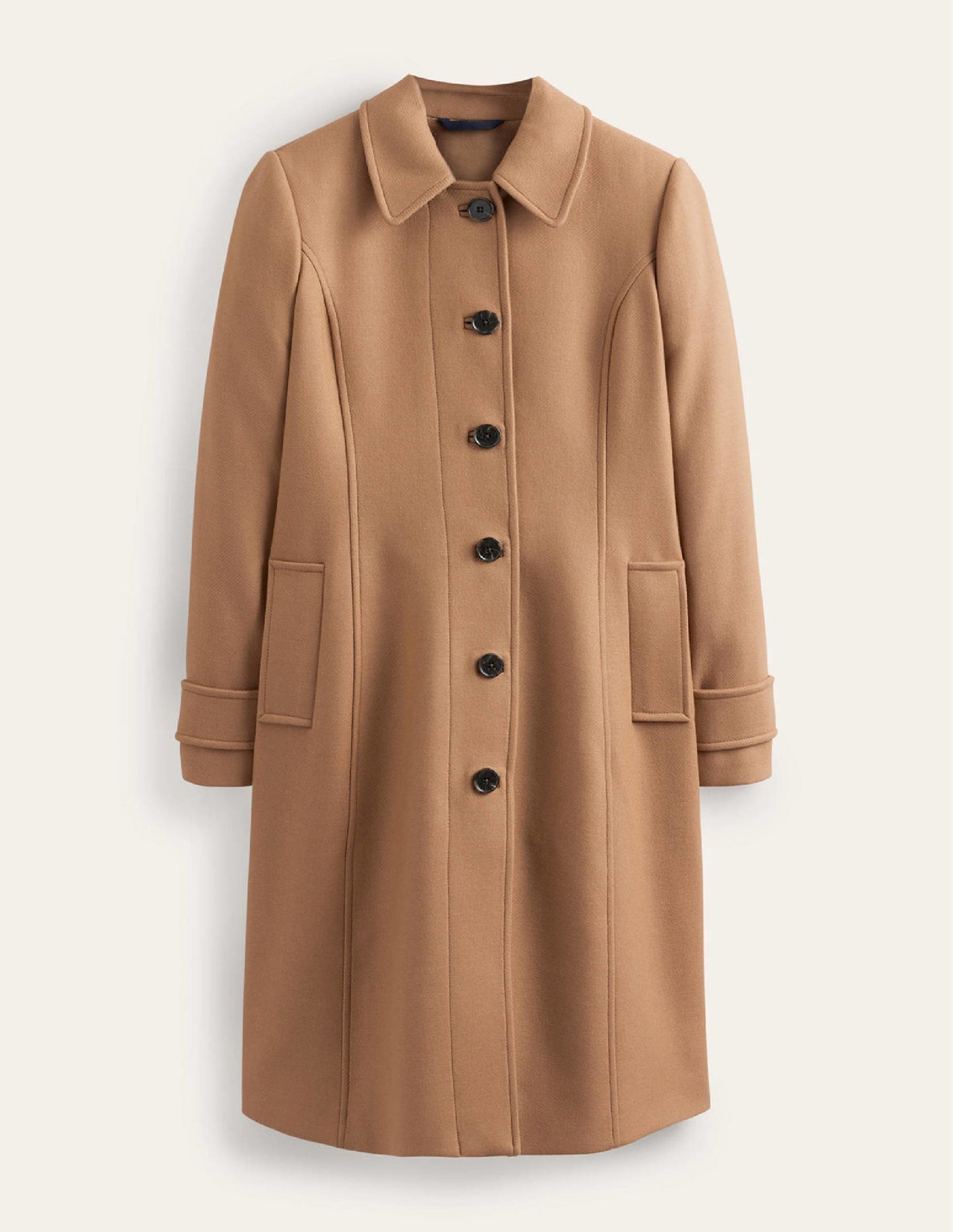 Durham Wool Blend Coat-Camel
