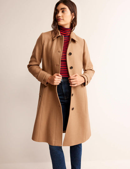 Durham Wool Blend Coat-Camel-1