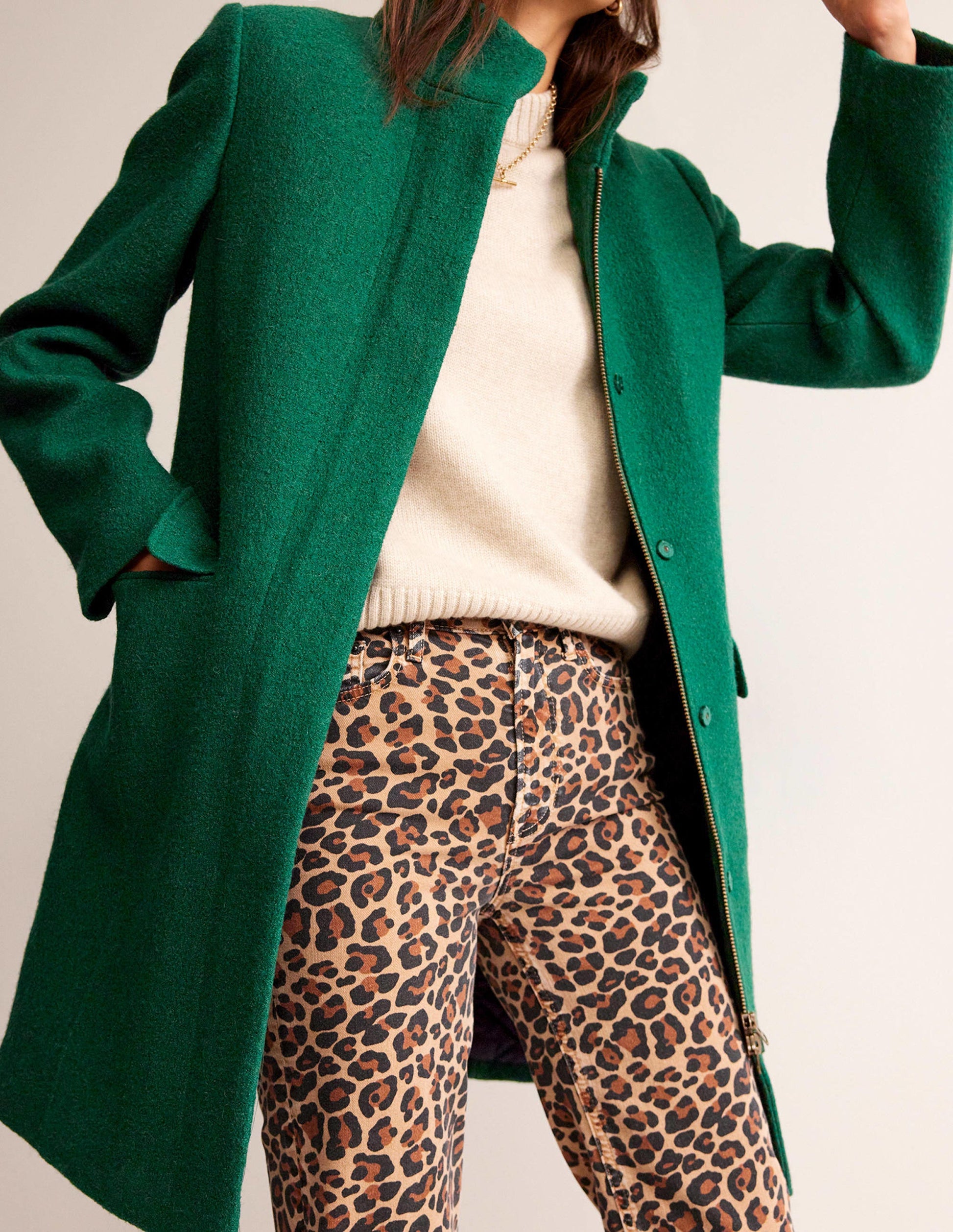 Winchester Textured Coat-Emerald Night-4