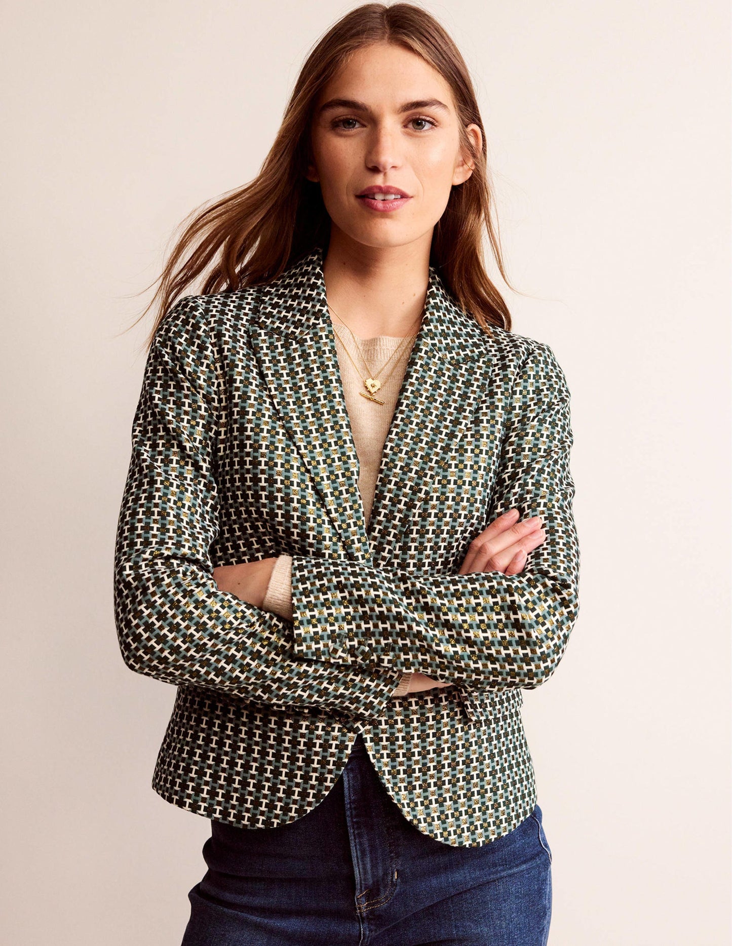 Canonbury Jacquard Blazer-Jacquard