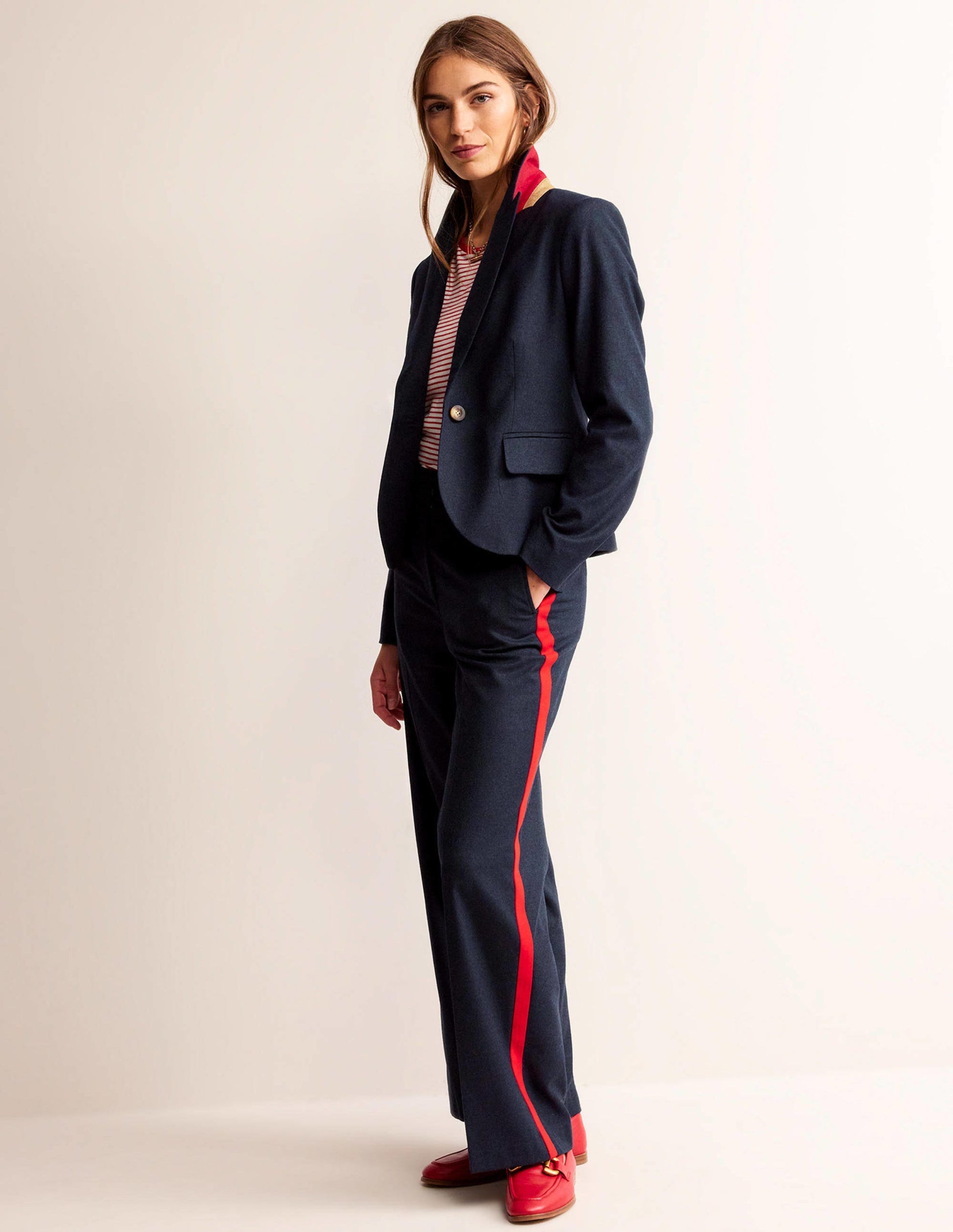 Canonbury Wool Blazer-Navy-4