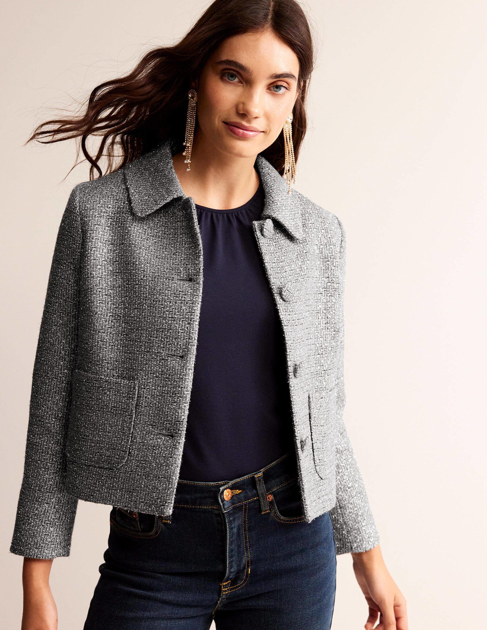 Rye Metallic Jacket-Silver Metallic-1