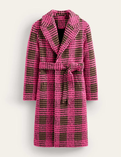 Bristol Wool Check Coat-Pink Boucle Check-7