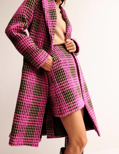 Bristol Wool Check Coat-Pink Boucle Check-4