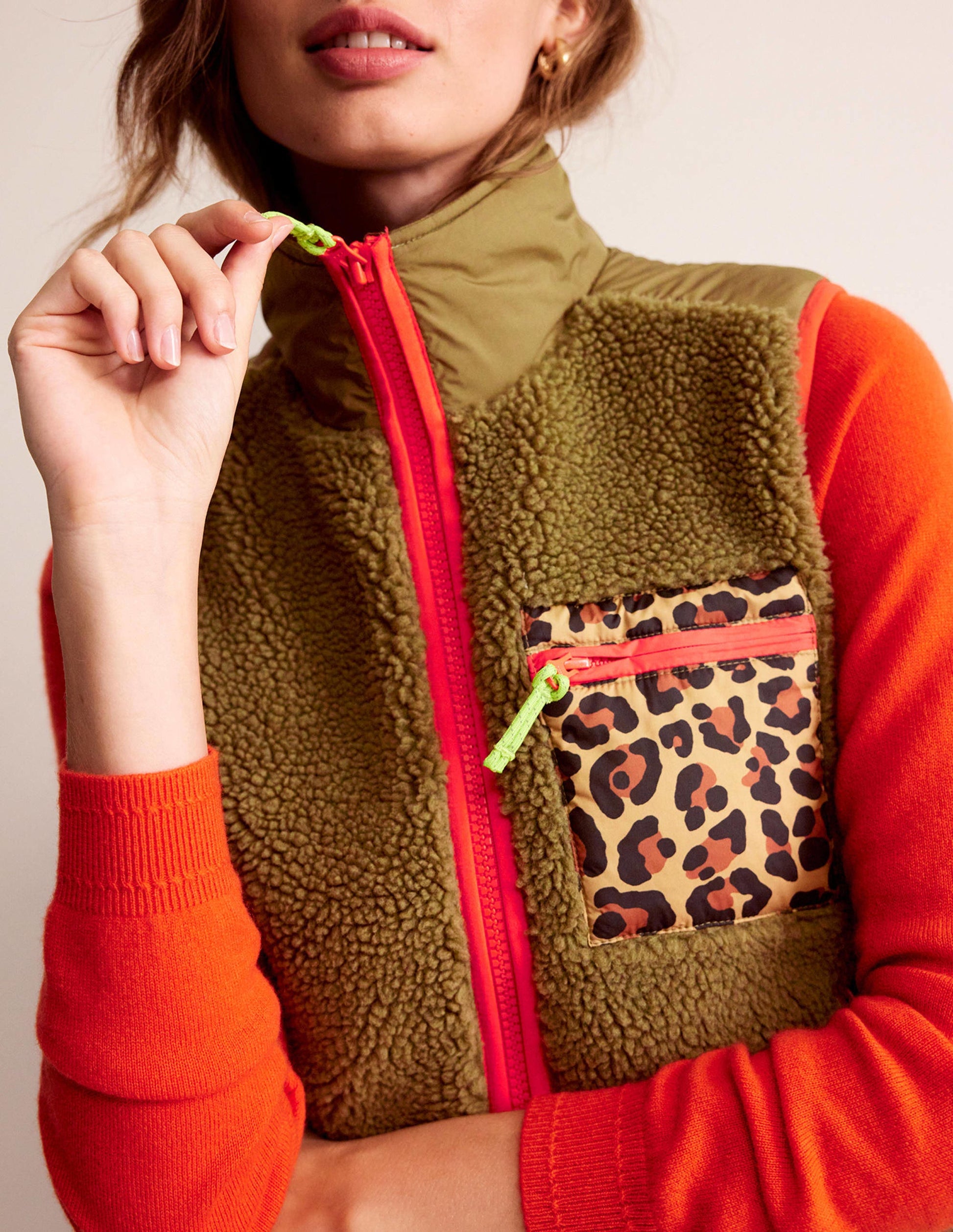 Borg Gilet-Mermaid, Hibiscus, Sea Pink-2