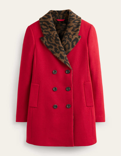 Double-Breasted Wool Coat-Brilliant Red-7