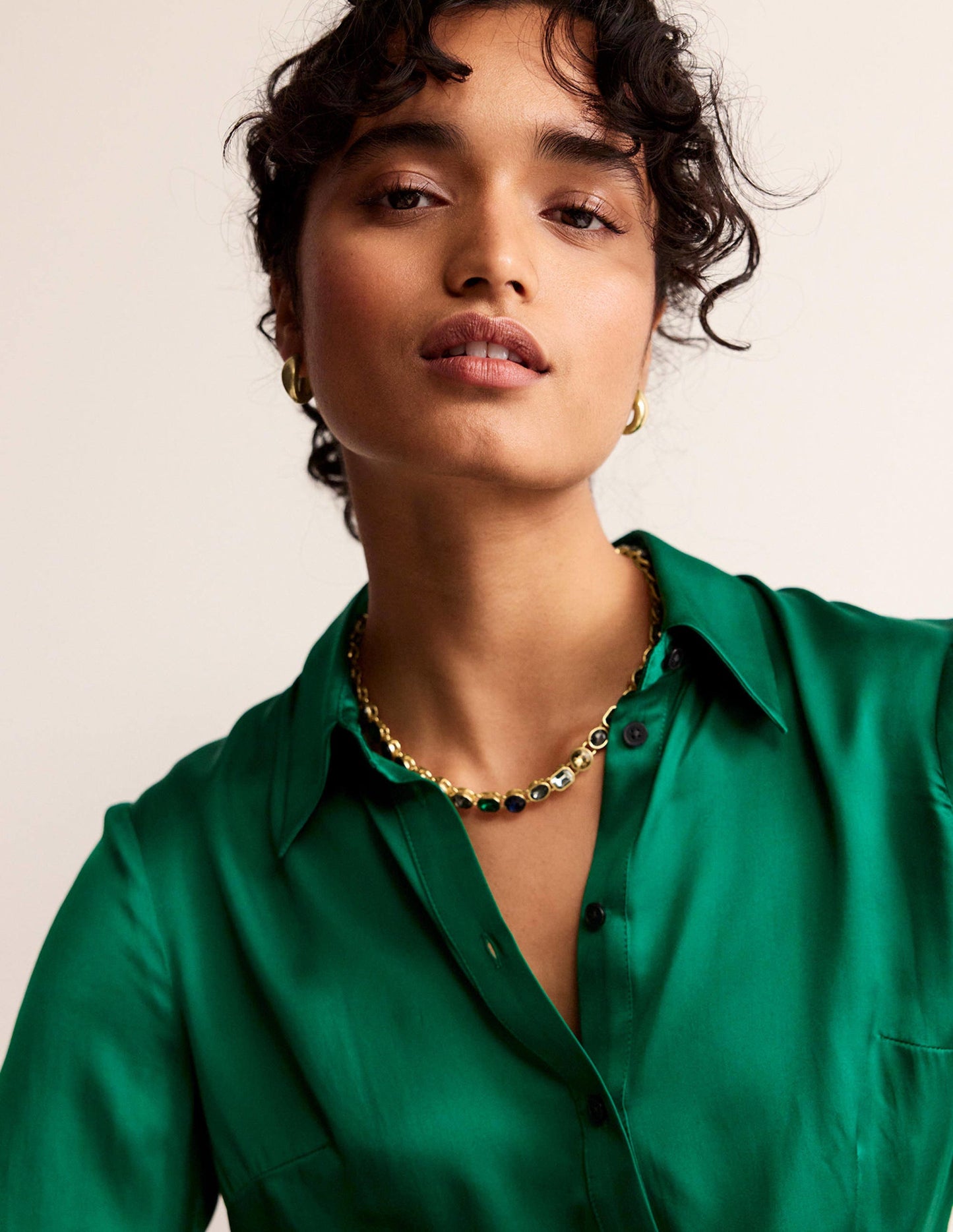 Jewelled Necklace-Blue Multi