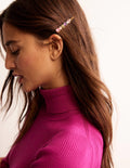 Jewelled Hair Slides-Multi Pink