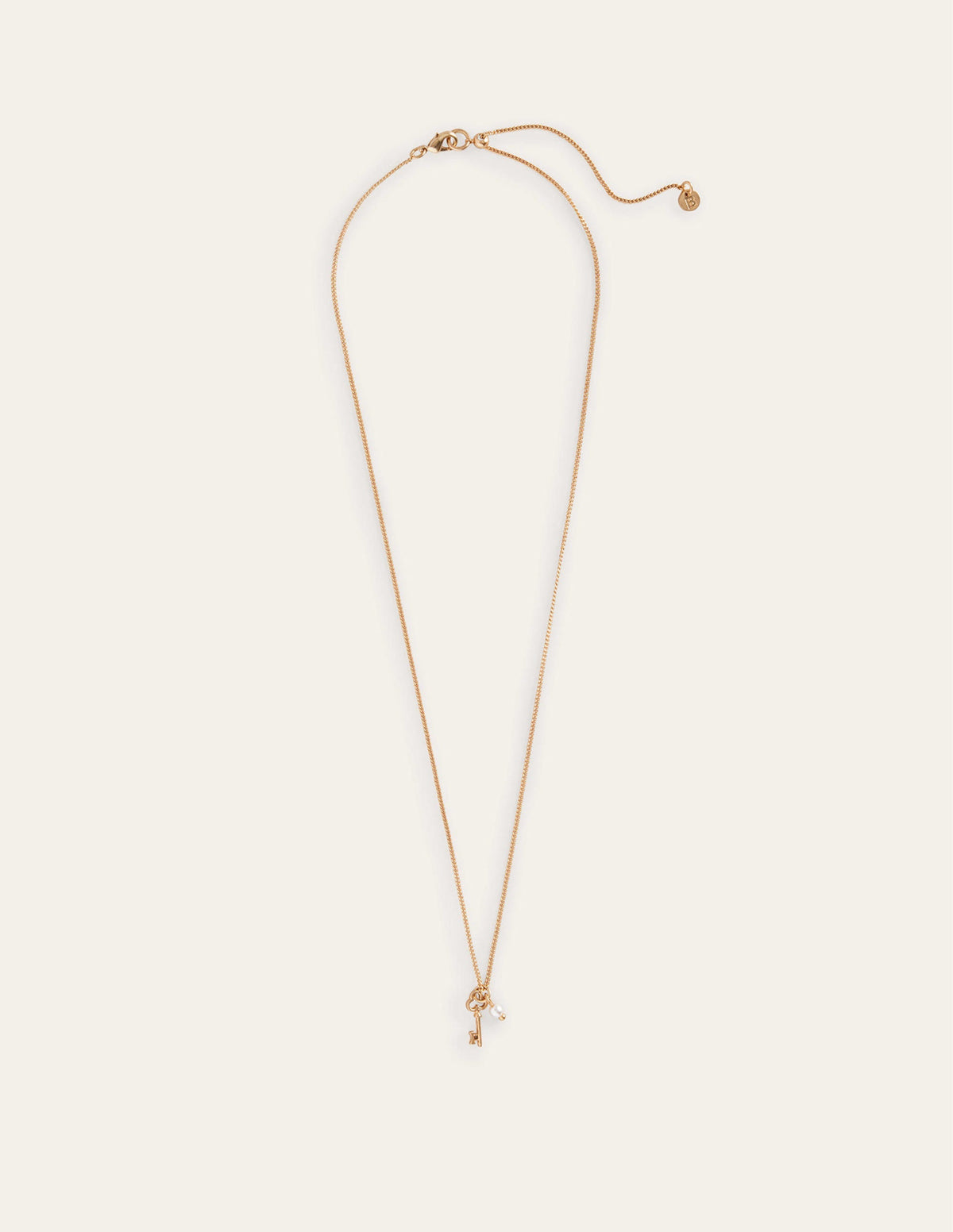Charm Pendant Necklace-Key - Image 2