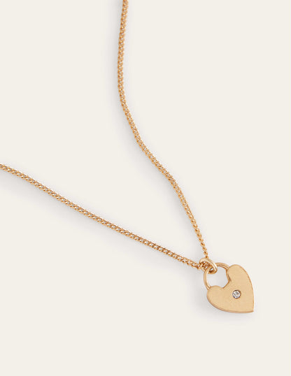 Charm Pendant Necklace-Heart-3