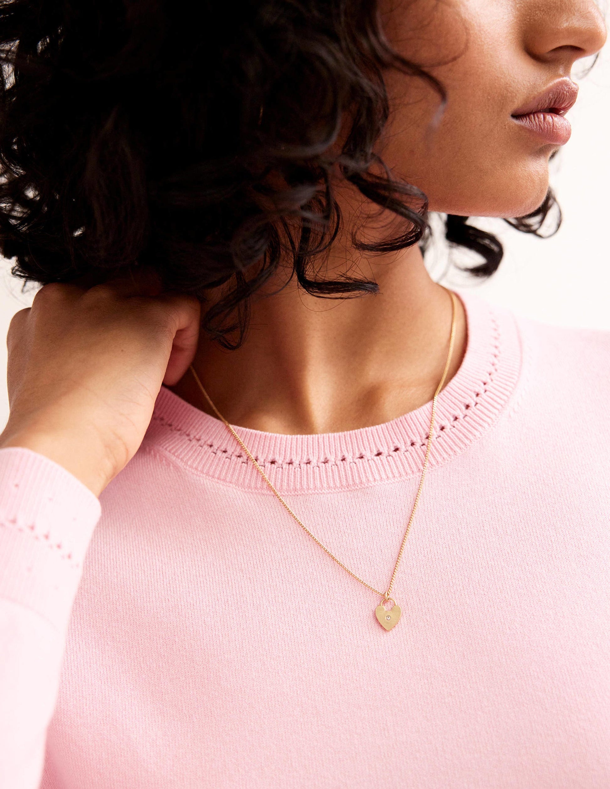 Charm Pendant Necklace-Heart-1