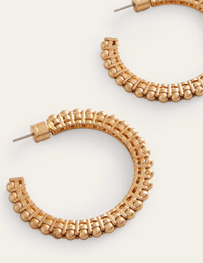 Double Ball Hoops-Gold-3