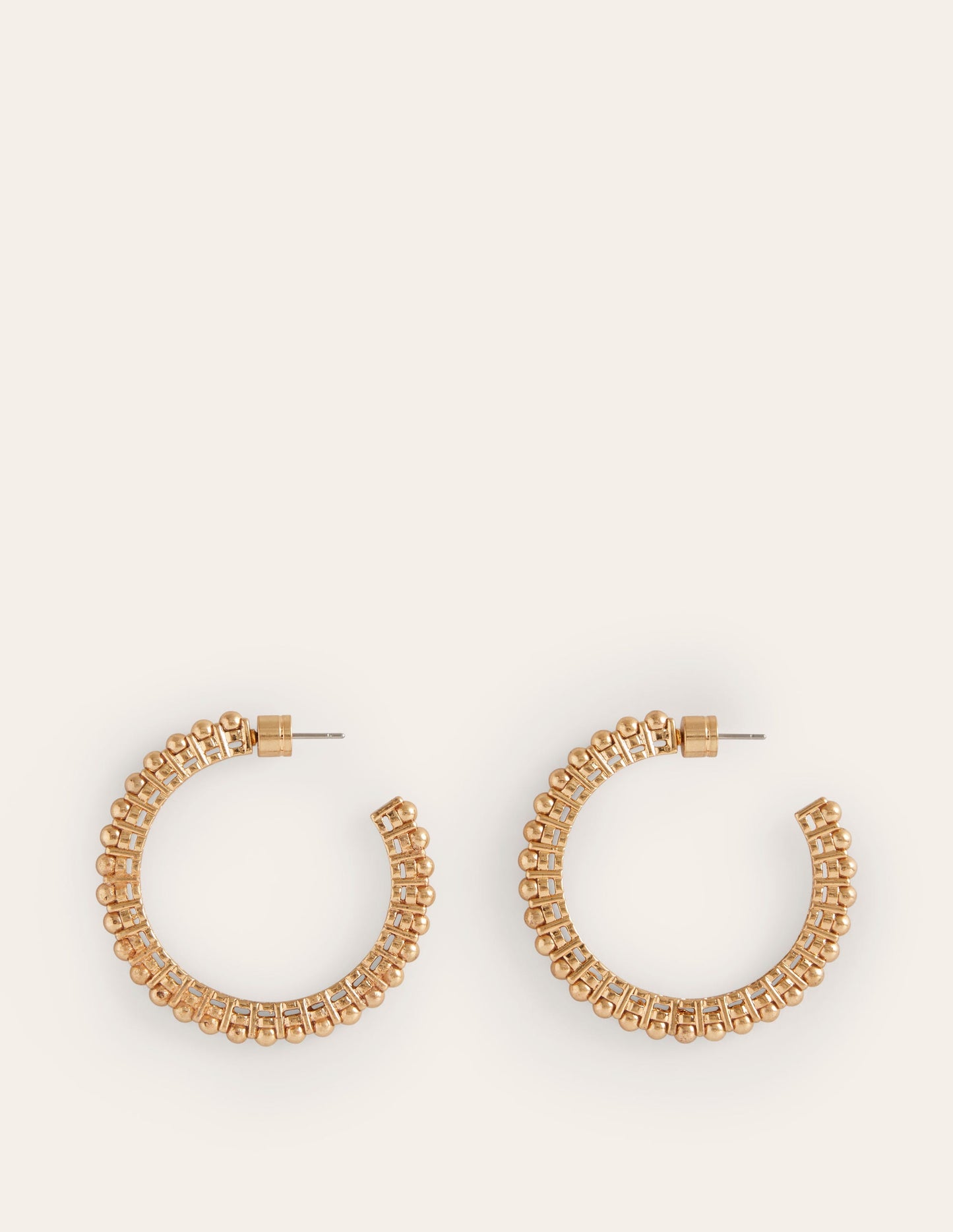 Double Ball Hoops-Gold