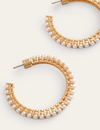 Double Ball Hoops-Pearl-3