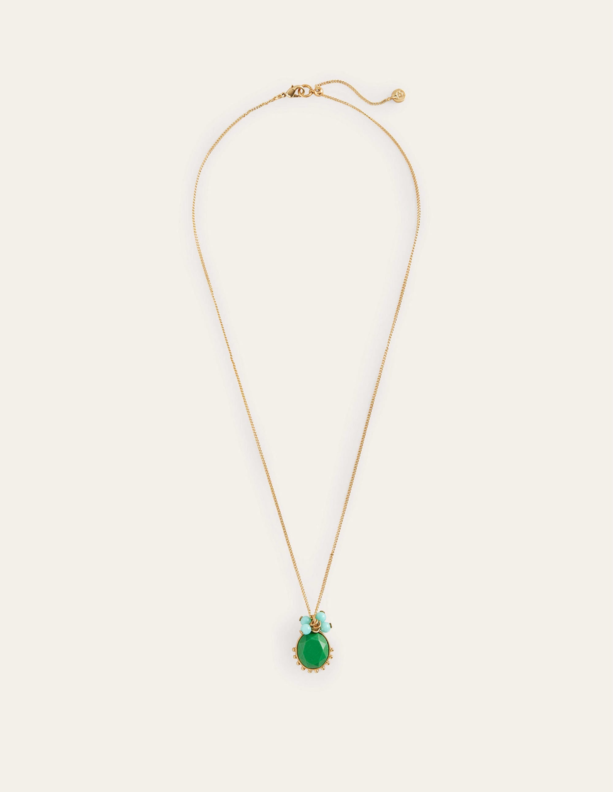 Pendant Necklace-Green - Image 2