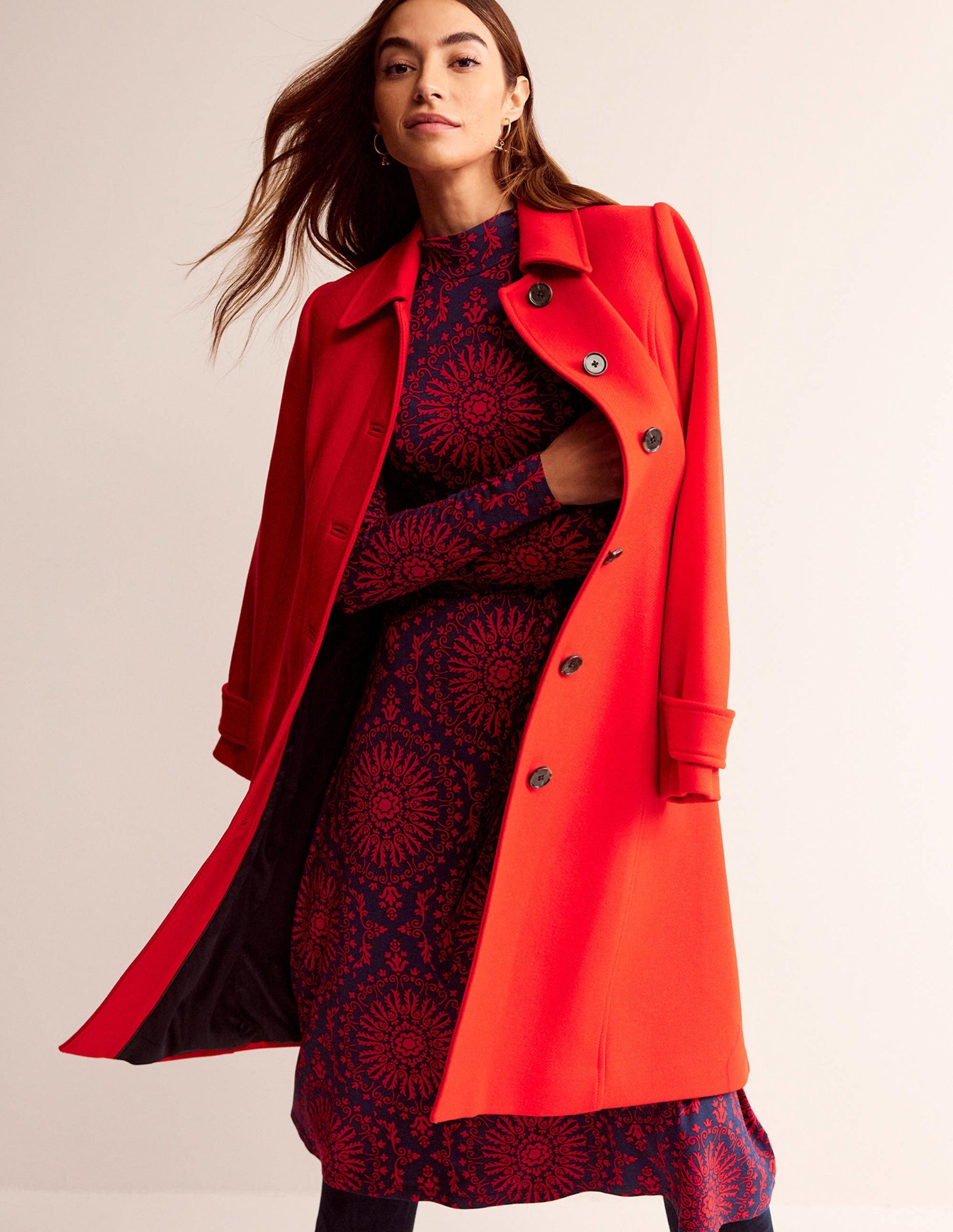 Alberta Jersey Midi Dress-Brilliant Red, Artizian Geo-4