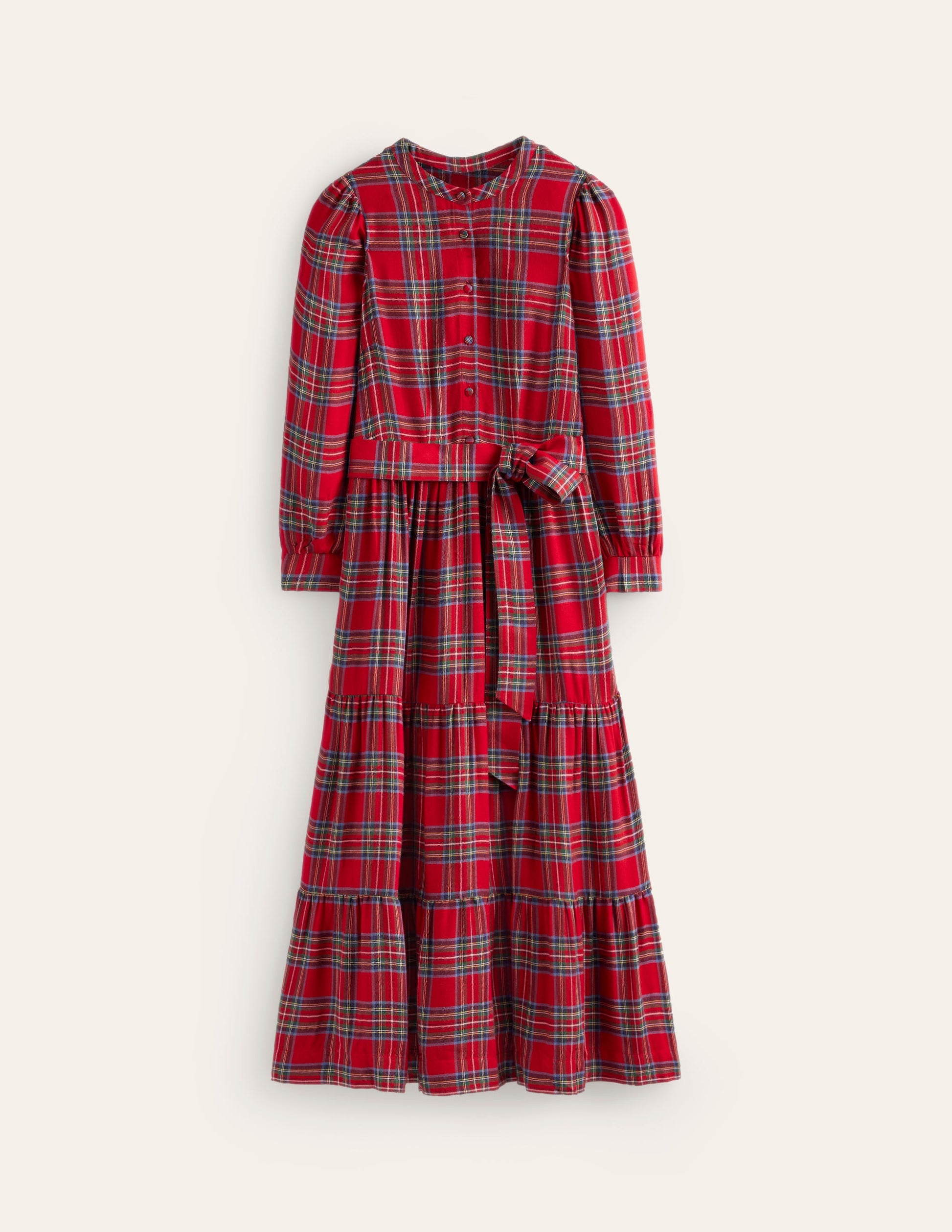 Tartan Maxi Dress-Check-6