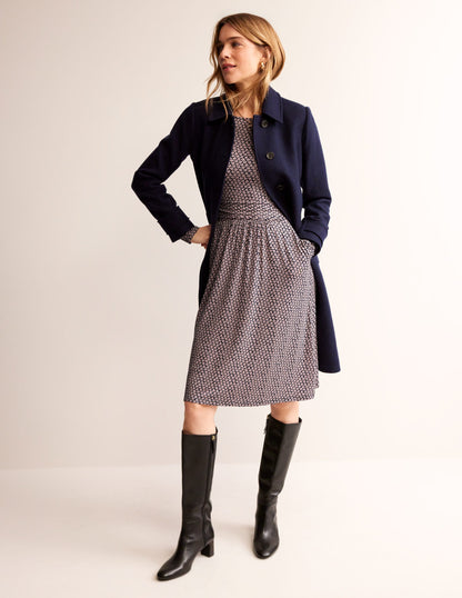 Abigail Jersey Dress-Milkshake, Daisy Bud-1
