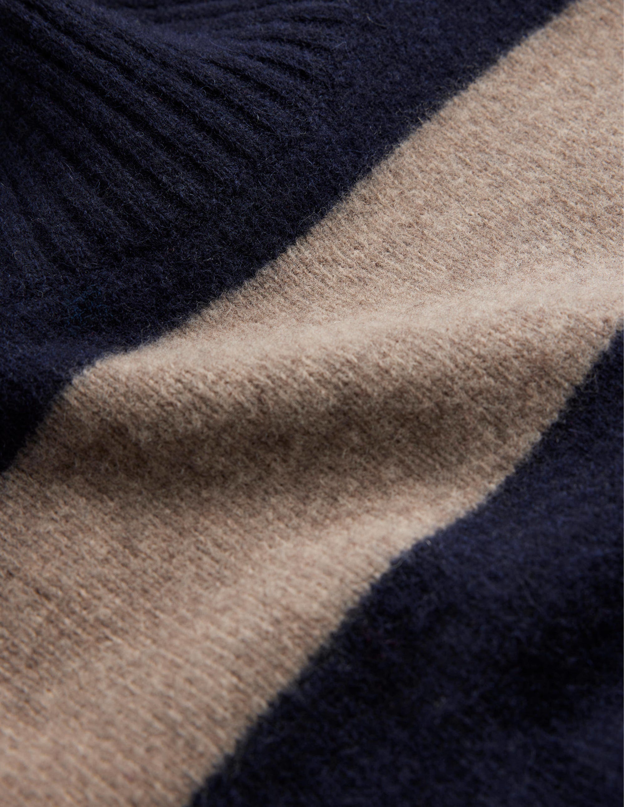 Jessica Oversized Jumper-Navy and Chinchilla Melange - Image 6
