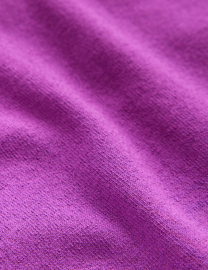 Catriona Cotton Crew Jumper-Jewel Purple-6