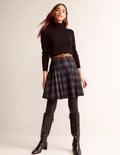 Kilt Mini Skirt-Alice Check