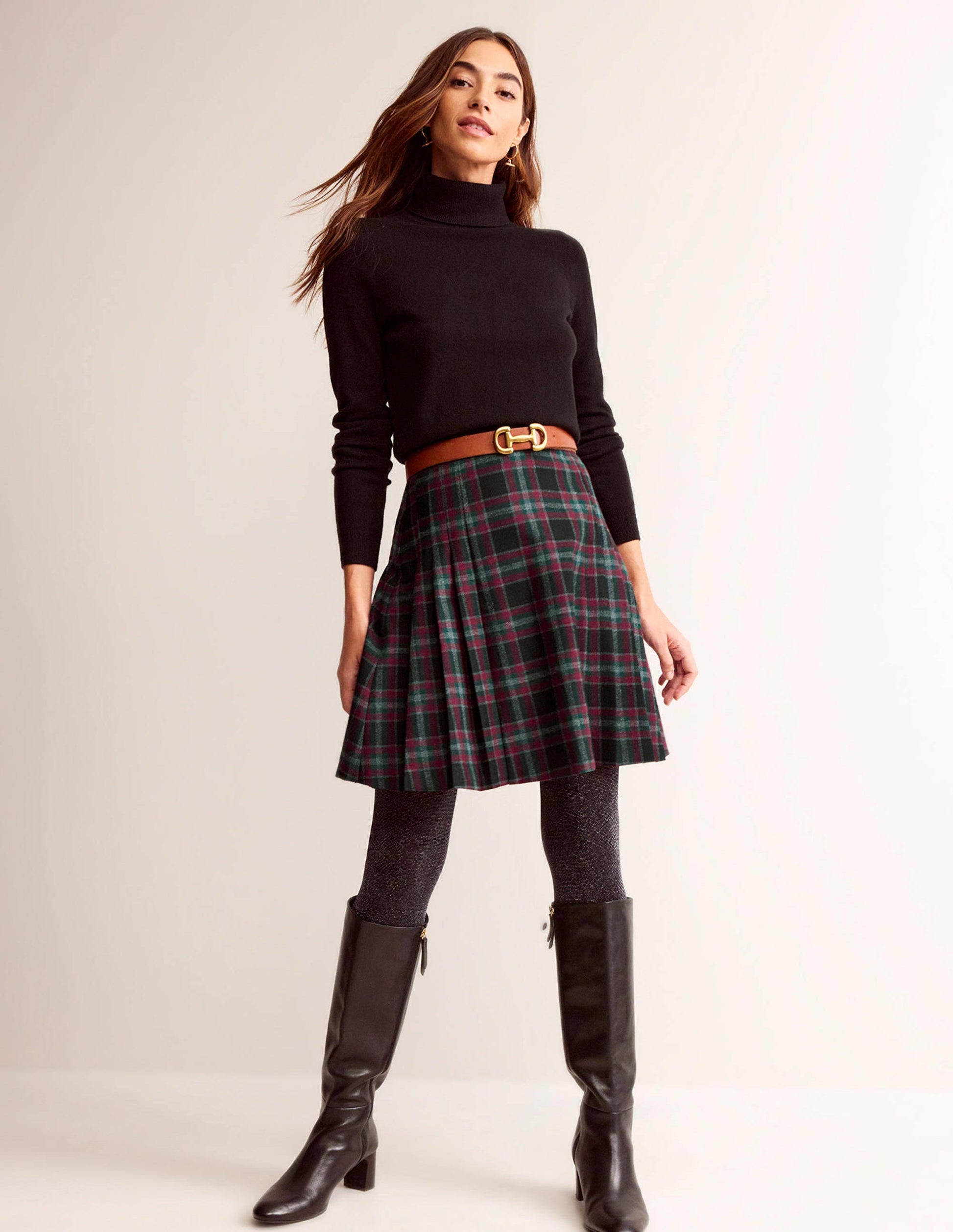 Kilt Mini Skirt-Alice Check-1