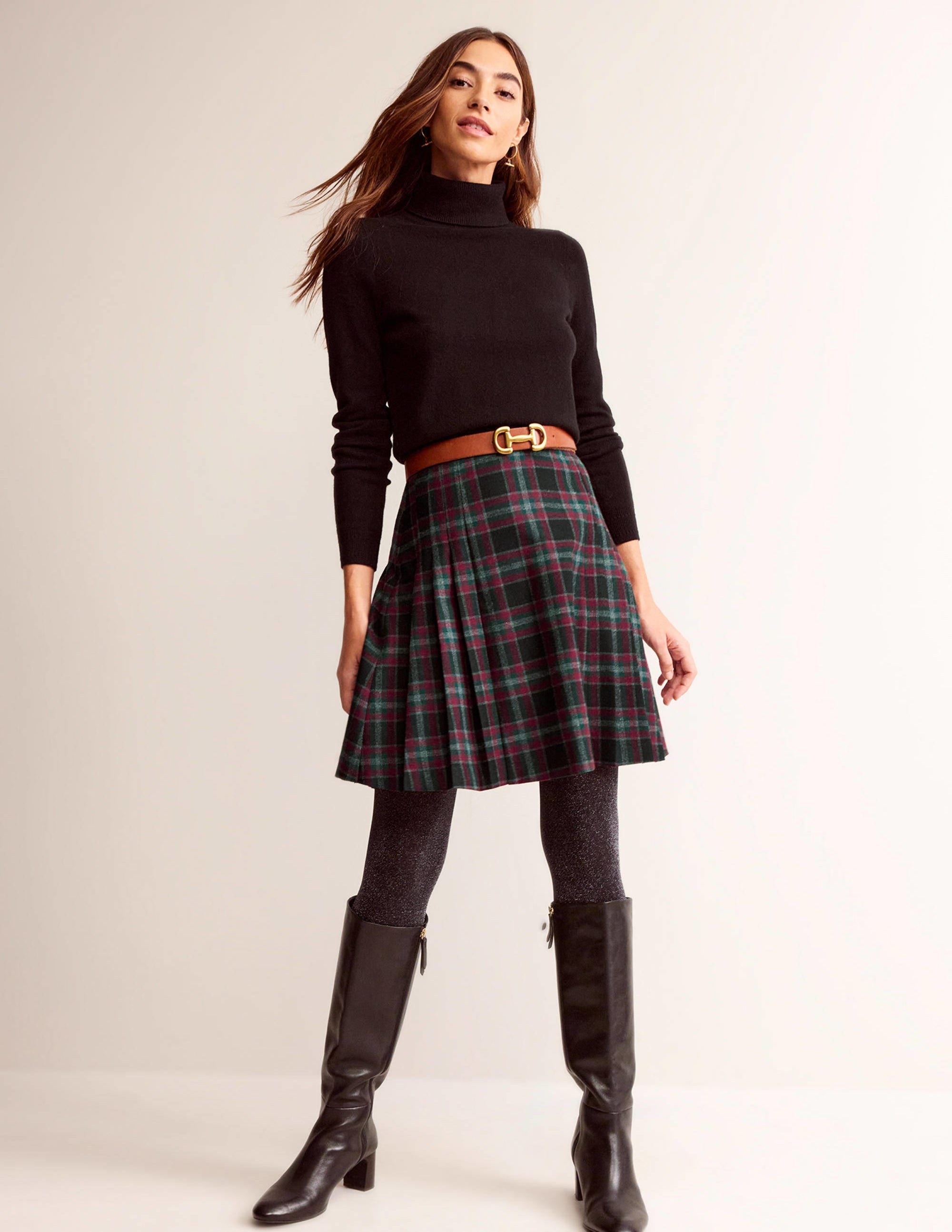 Kilt Mini Skirt-Alice Check - Image 1