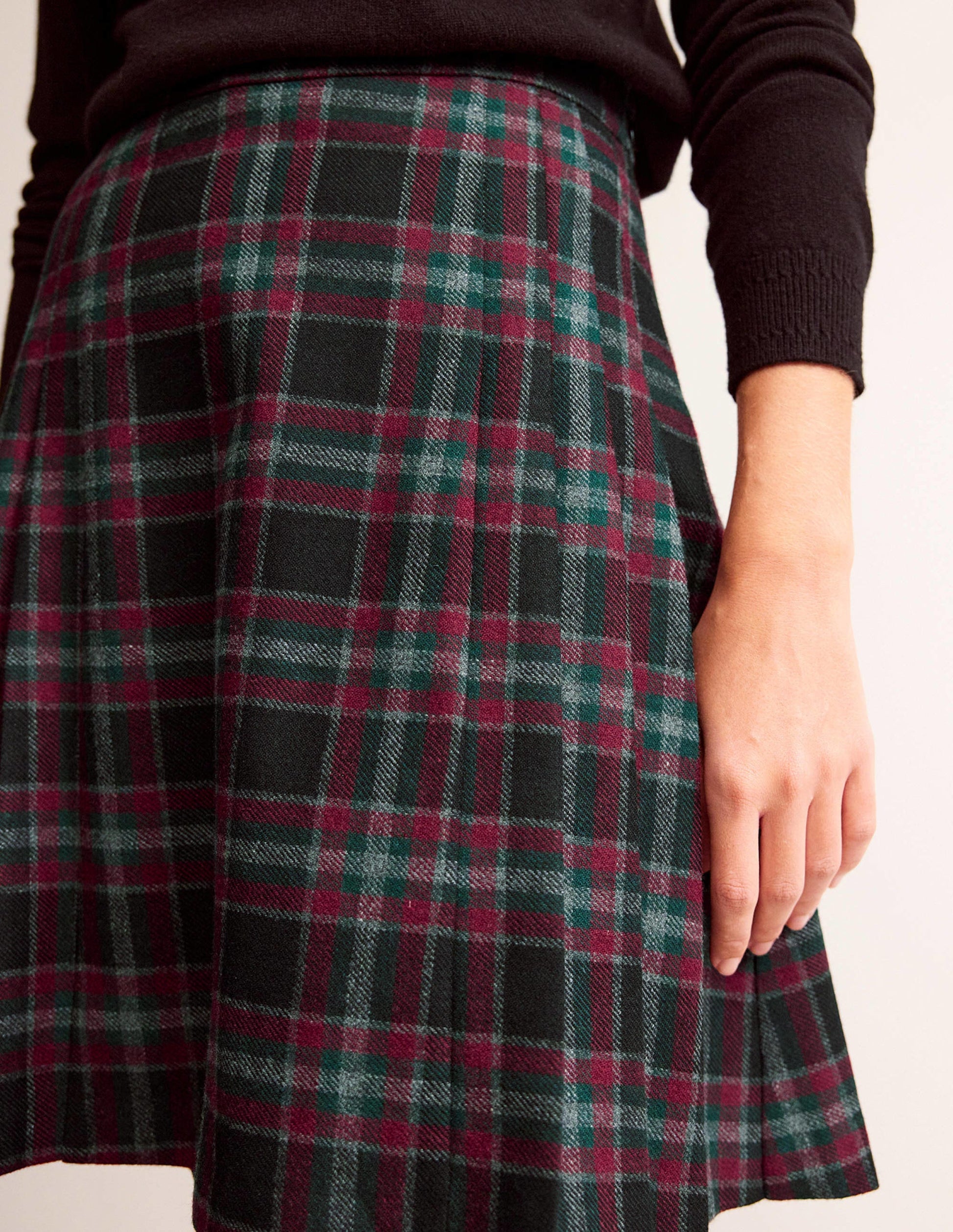 Kilt Mini Skirt-Alice Check-2
