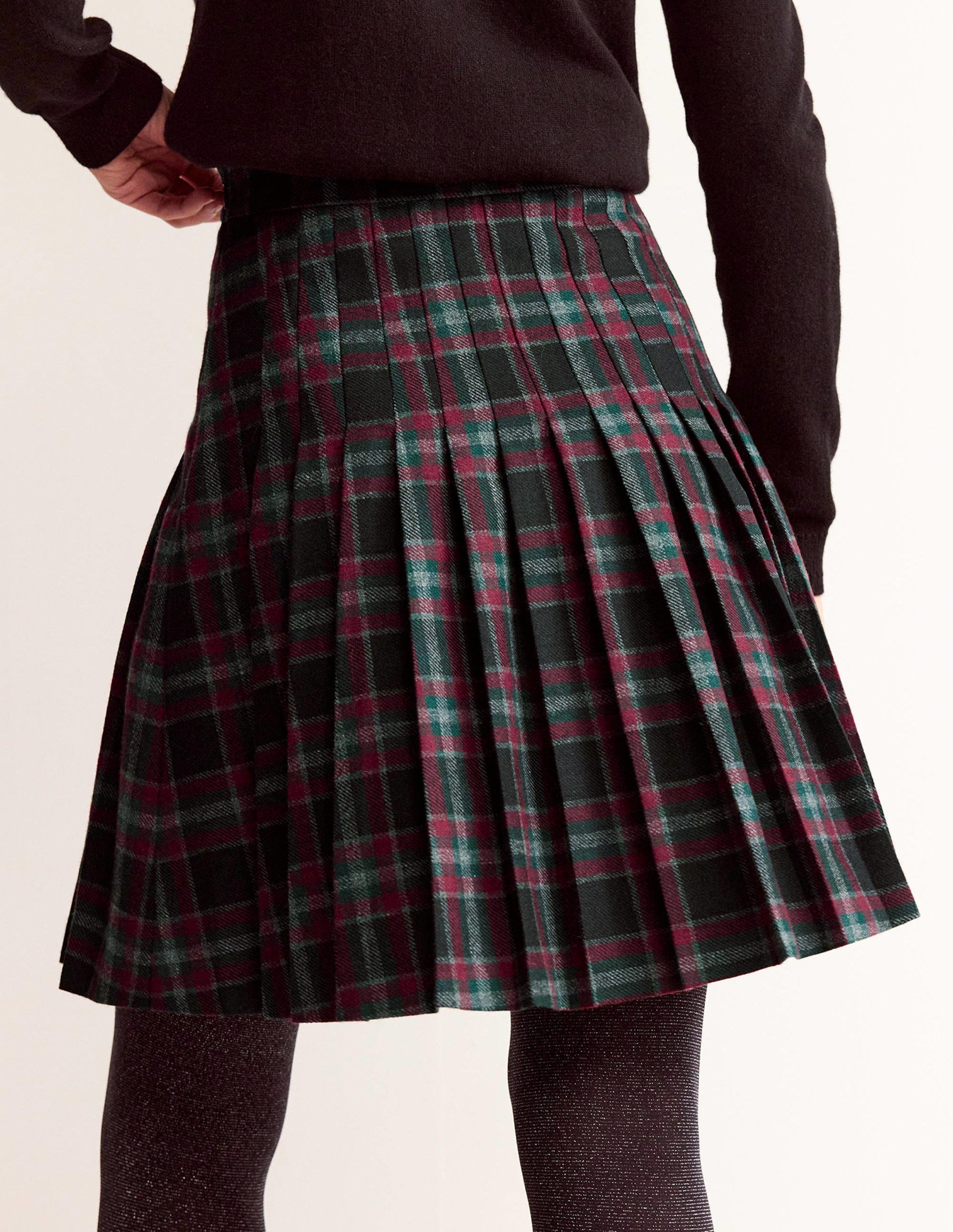 Kilt Mini Skirt-Alice Check-3