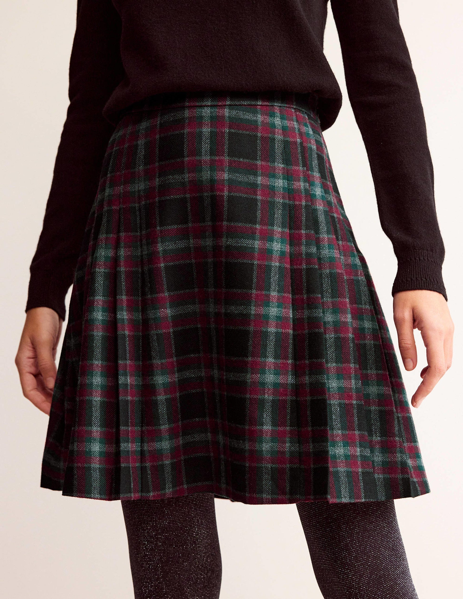 Kilt Mini Skirt-Alice Check-4
