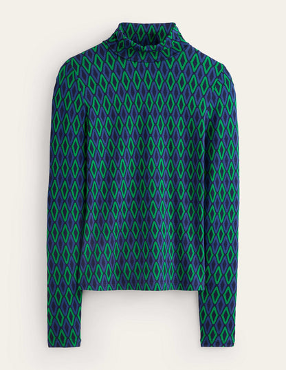 Polly Jersey Top-Atlantic, Azure-6
