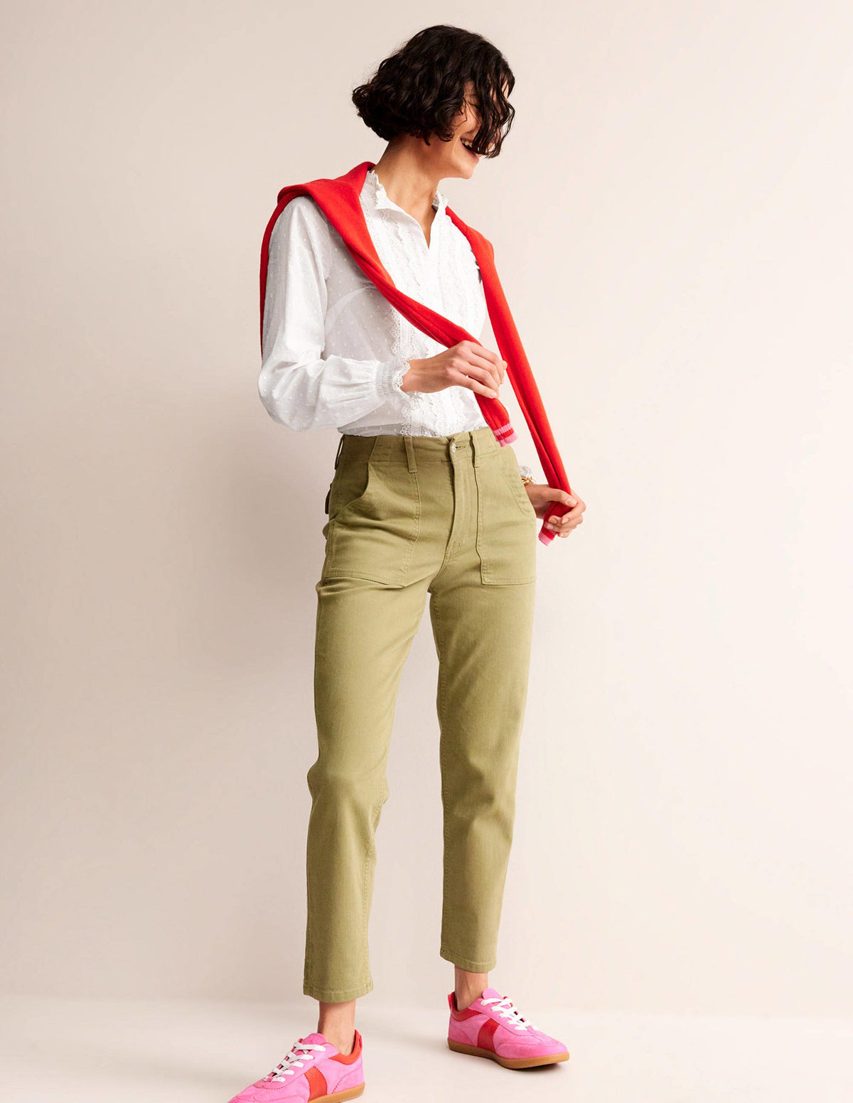 Romantic Textured Top-White-4
