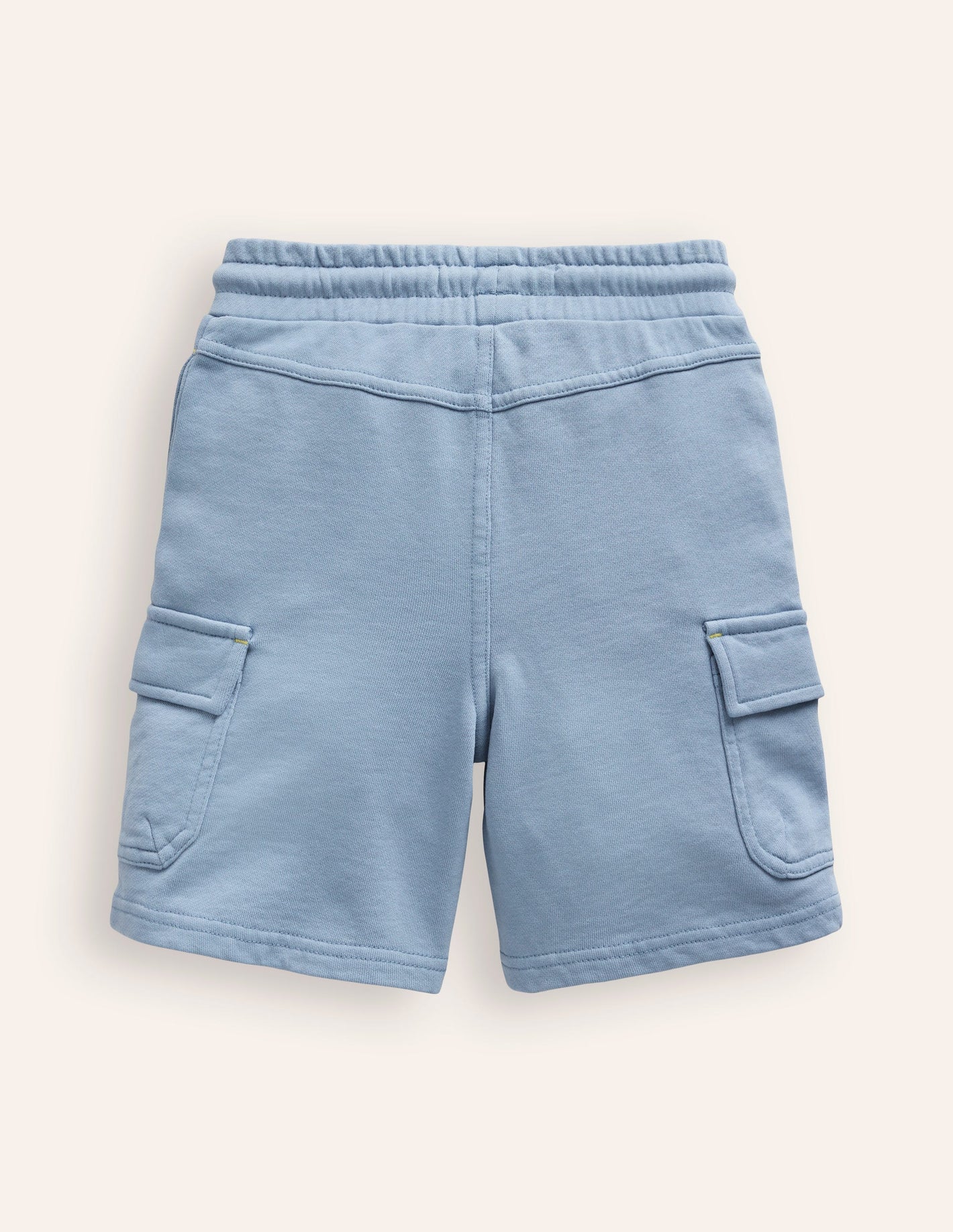 Jersey Cargo Short-Pebble Blue