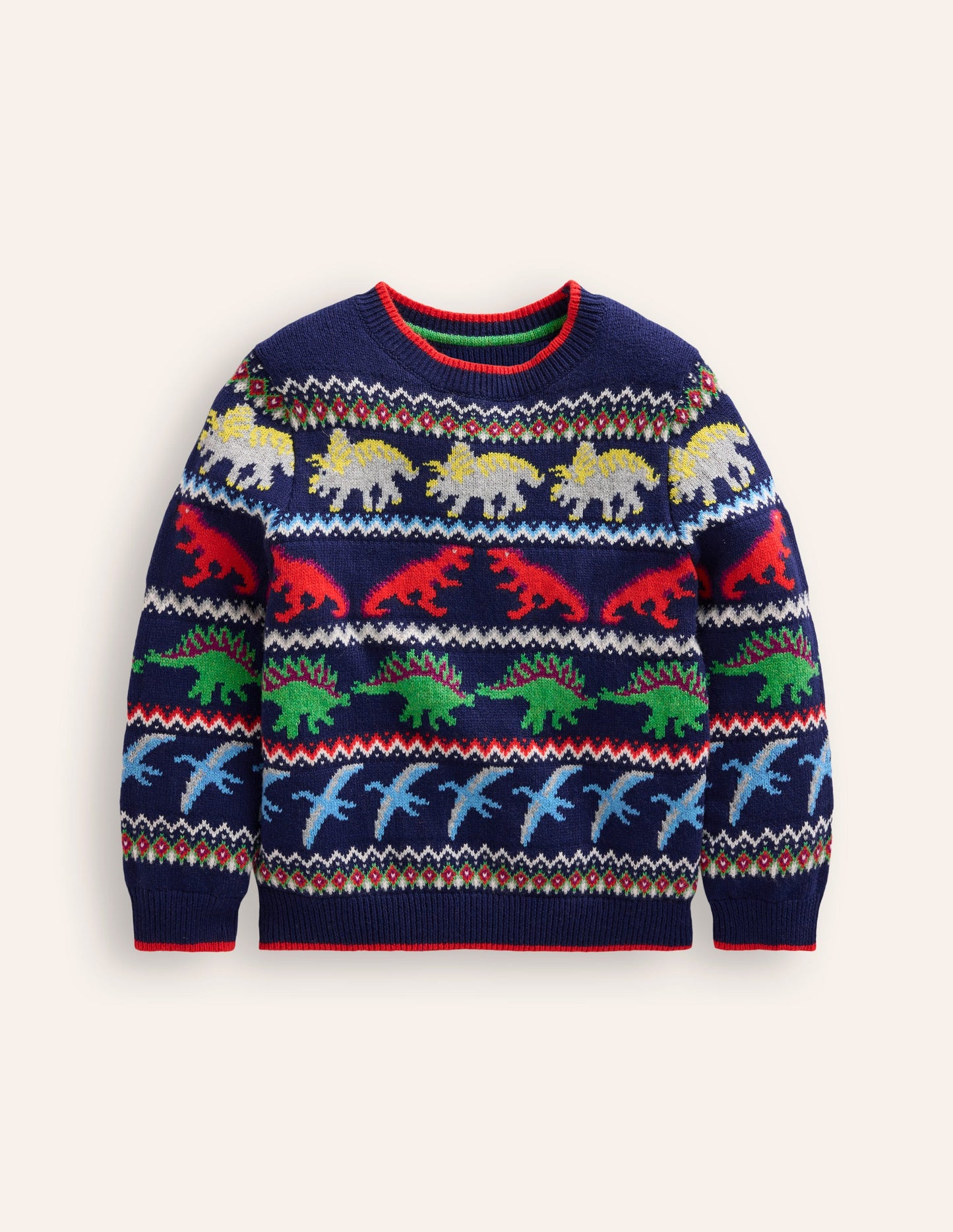 Fair Isle Jumper-Starboard Blue